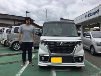 N様　スペーシアカスタム　納車いたしました！！